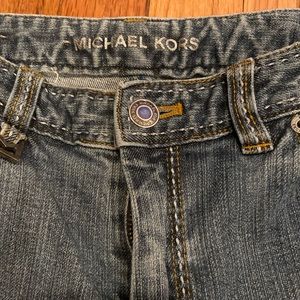 Micheal Kors Boot cut jeans size 4, 33” inseam.